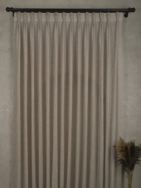 Ağır Keten Tül Perde - Görsel 7