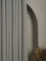 Gri Kapsüllü Tül Perde