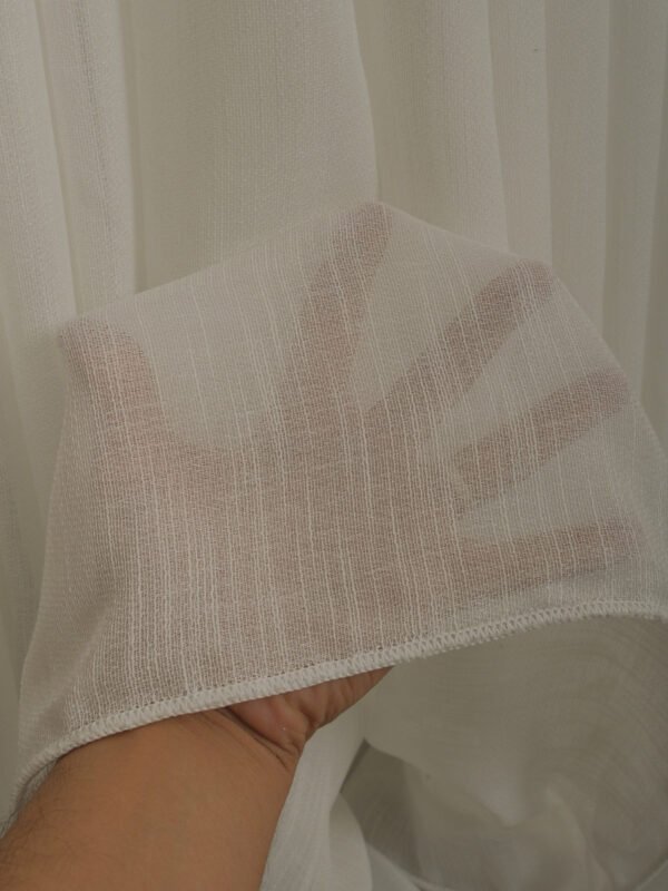 Kalın Kapsüllü Tül Perde - Görsel 1