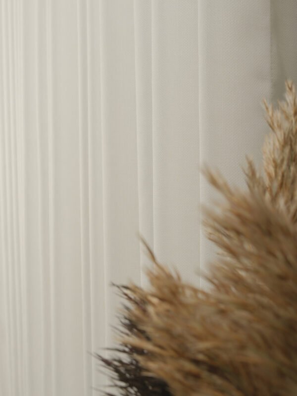 Lux Keten Dokulu Tül Perde - Görsel 1